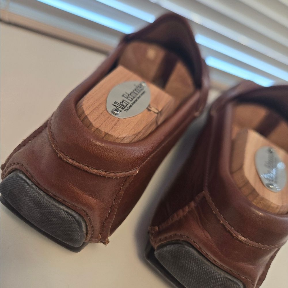 Allen Edmonds Chestnut Brown Leather Penny Loafers - Picture 3 of 8